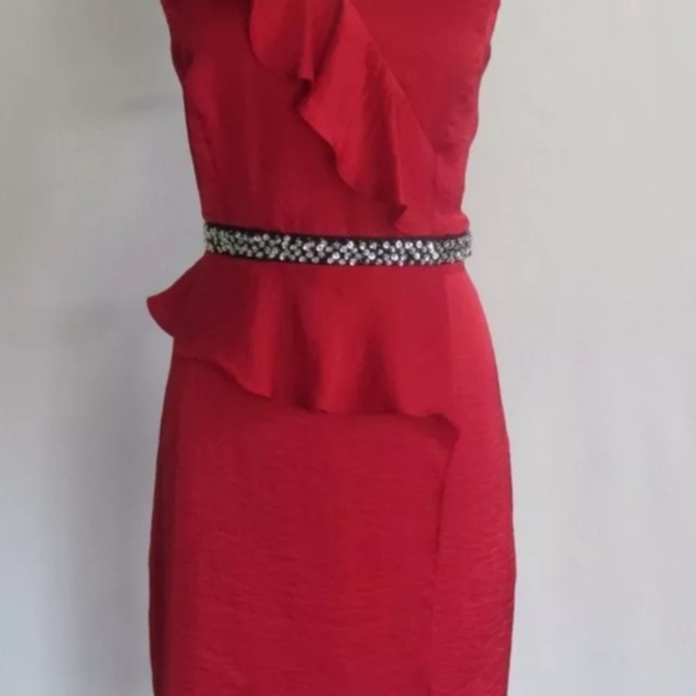 Antonio Melani red dress size 0 - Picture 3 of 5